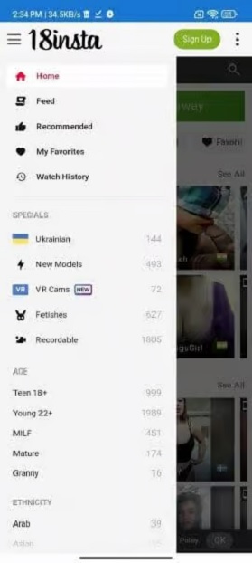 18insta app