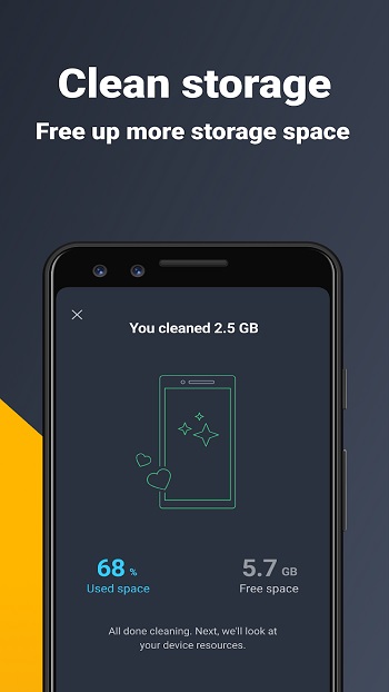 AVG Cleaner app detail