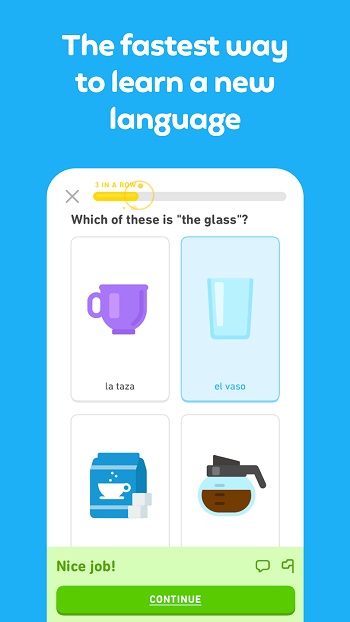 Duolingo app detail
