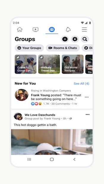 Facebook app detail
