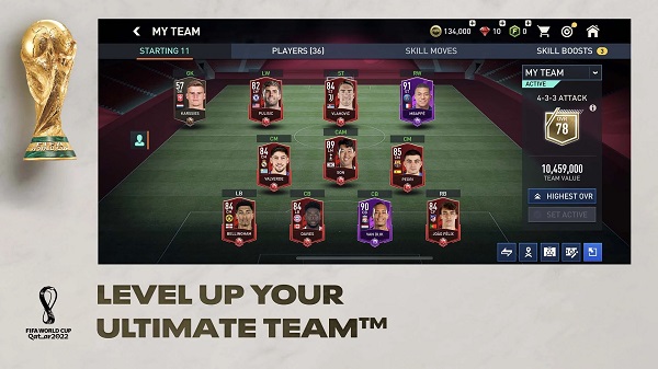FIFA Soccer game detail