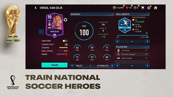 FIFA Soccer game detail