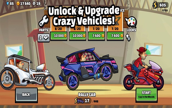 Hill Climb Racing 2 game detail