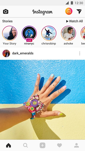 Instagram app detail