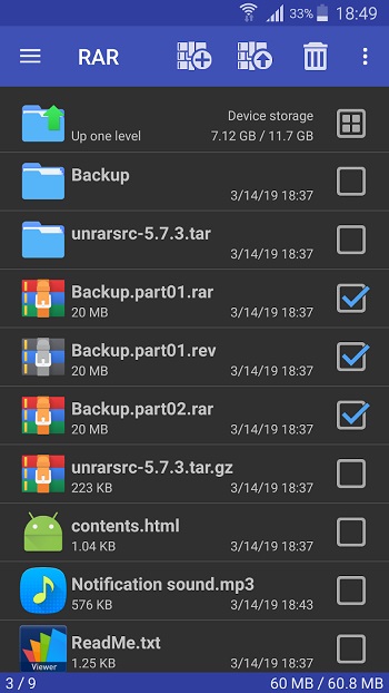 RARLAB app detail