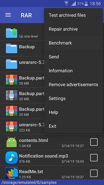 RARLAB app detail
