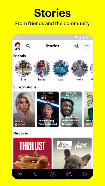 SNAPCHAT app detail