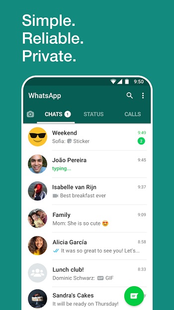 WhatsApp Messenger app detail